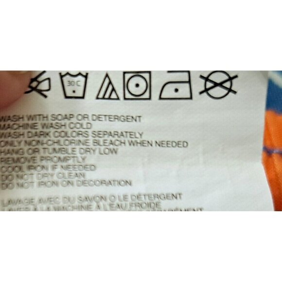 Quiksilver Men's Small Blue Print Swim Trunks Board Shorts Inseam 8" Waist 32" - Picture 7 of 8